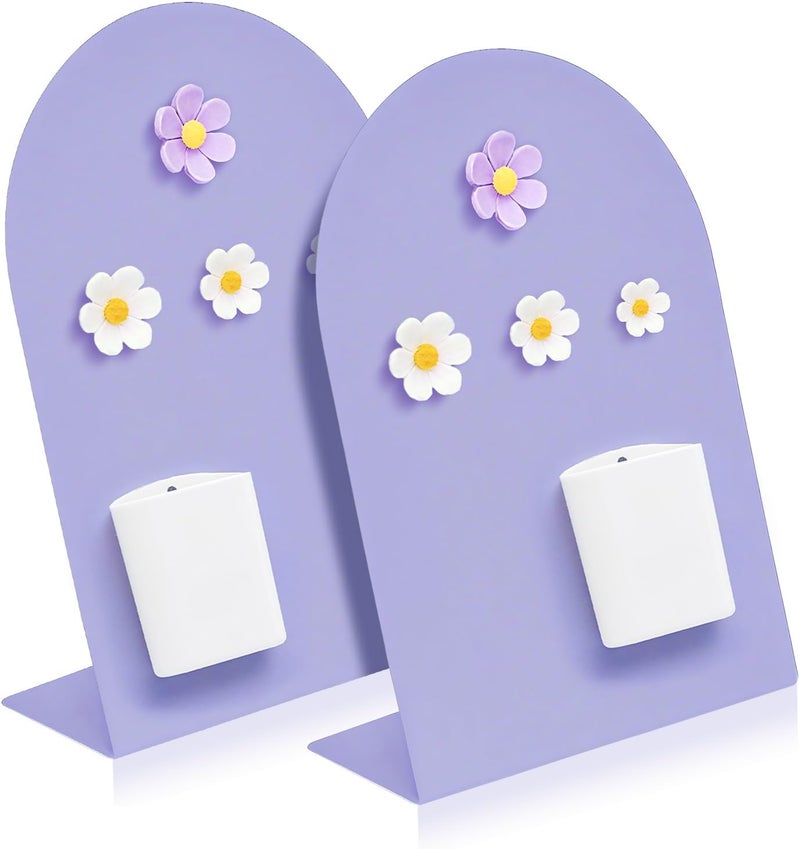 JoMeng Desk Magnetic Message Board, Metal Bulletin/Memo Board with Magnetic Pen Holder and Flower Pins with Stand, Souvenir/Photo Display Board for Home, Office, Dormitory, Apartment, 8 * 11Inch - Image 1